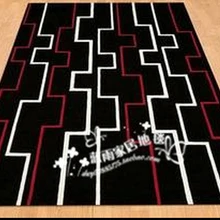 Модные абстрактные короткие утолщенные черно-белые Ковровые Коврики для гостиной, журнальные коврики на заказ