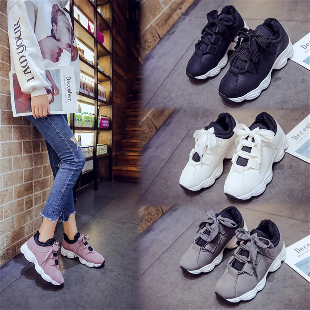 

Women Casual Shoes Summer Breathable Woman Vulcanize Shoes High Heel Round Head Platform Sneakers Shoes Black White Pink Gray