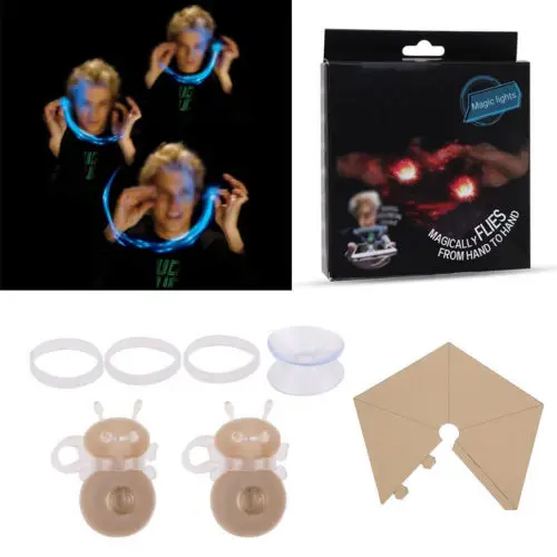 

2pcs Bright Bee Lights Bugz Toy Evolution Magic 3d Holograms Fireflies Gadgets