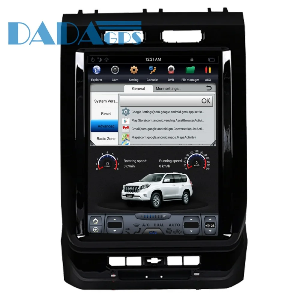 

Tesla style Android Radio Car DVD Player GPS Navigation Headunit For Ford F150 2015-2018 FreeMap Car Stereo Video Multimedia FM