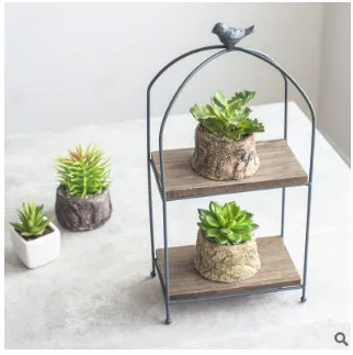 

Plan and Flower Shelf Multi-layer Creative Balcony Flower Pot Stand