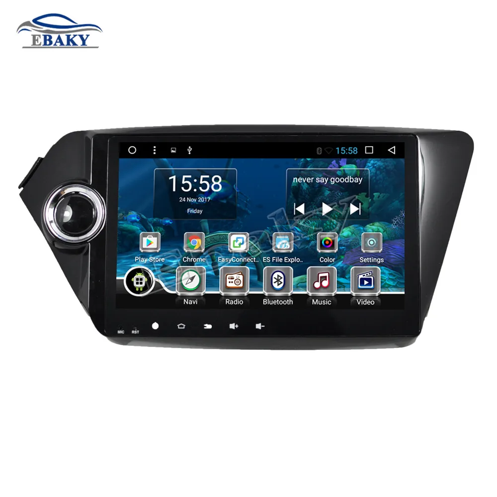Sale NaviTopia 9inch 1GB/2GB RAM Quad Core/Octa Core Android 7.1/8.1 Car DVD Radio for KIA K2 2011 2012 2013 2014 2015 2016 GPS/wifi 2