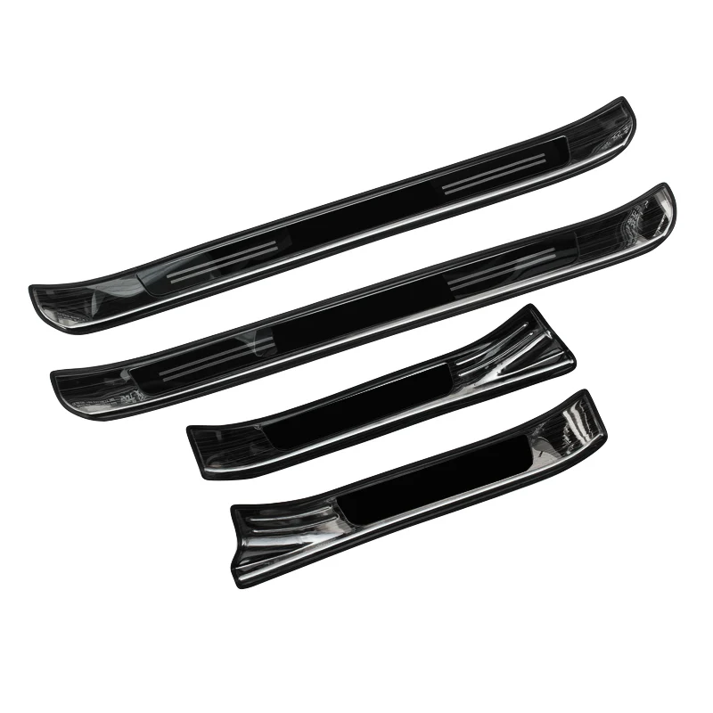 QHCP-Stainless-Steel-4Pcs-Set-Car-Welcome-Pedal-Interior-External-Car-Scuff-Plate-Door-Sill-Trim