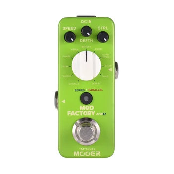 

MOOER MOD FACTORY Guitar Pedal MKII Multi Modulation Guitar Effect Pedal 11 Modulation Effects Tap Tempo True Bypass