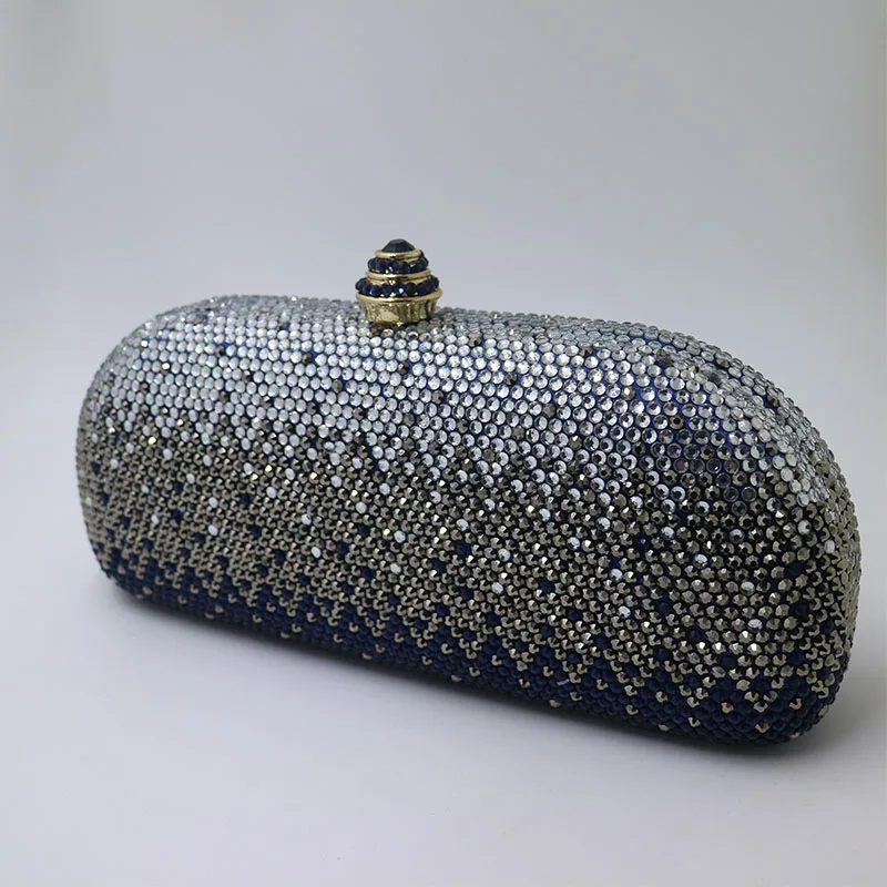 Navy Blue Satin Clutch | Bridal Purse | Couture Evening Bag – The Bella  Rosa Collection