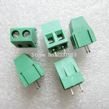 

20PCS/LOT Terminals KF128-5.08-2P KF128-2P 300V 10A Screw 2Pin 5.0mm Straight Pin PCB Screw Terminal Block Connector 22-12AWG