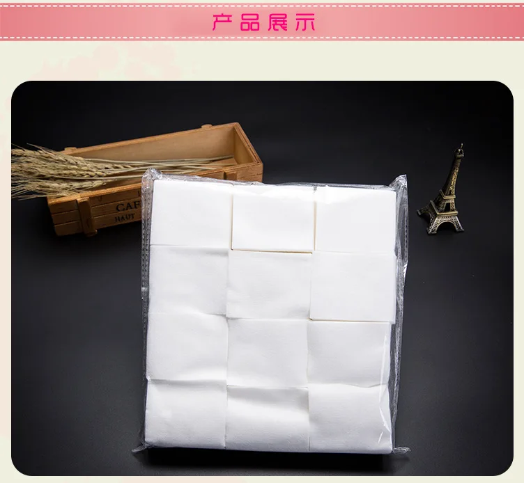 Description Picture 2 of itemNew 1200pcs 5*6cm Cotton Pad Square Cleansing Unloading Tattoos Good Water Absorption Pure Wipe Pads