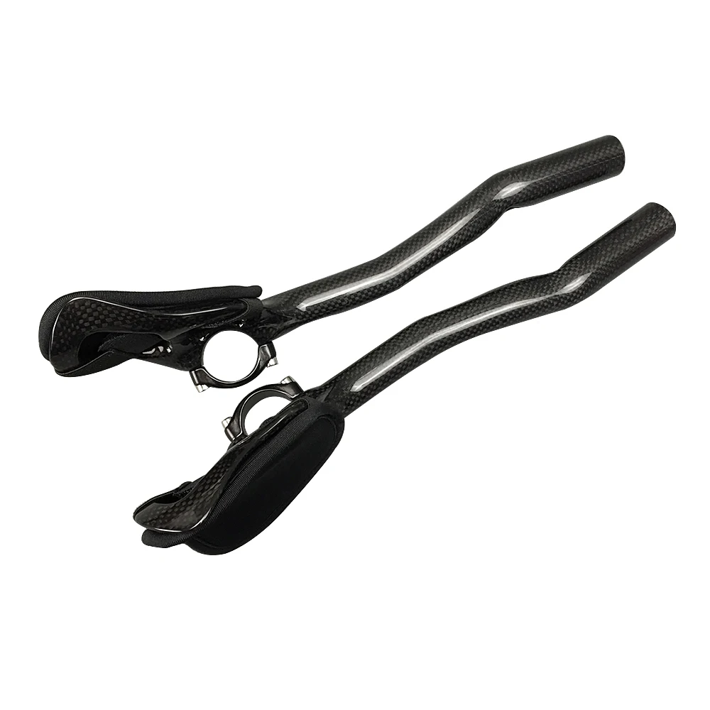 

No Logo Carbon Handlebar bicycle extender Road Bike TT Handlebars / Rest Put Handle bar tt bar ends Hot Sale