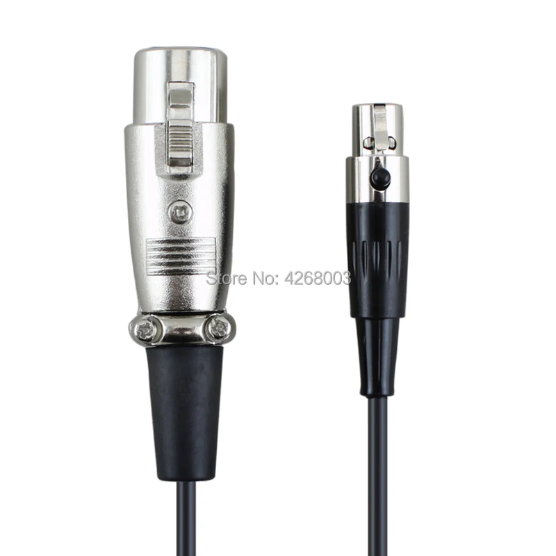 Высококачественный 3pin Mini XLR для женщин Женский кабель ПК Миксер наушников