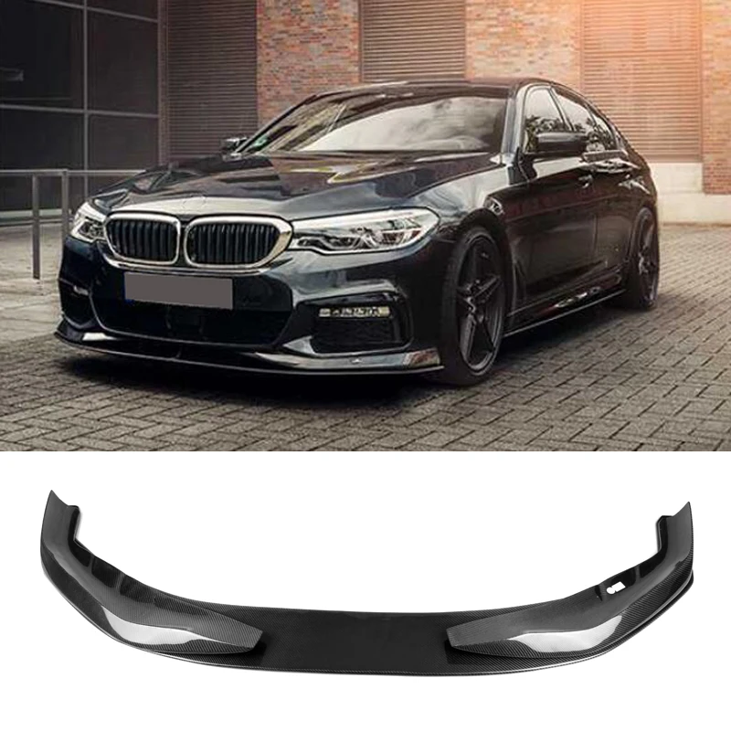 A C Style Mtech Bumper Carbon fiber front Lip fit For BMW 5 Series G30