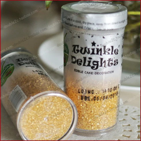 

Golden Candy Sprinkles for Decorate Cake,80g,Nature Color,Sugar Sprinkles,Edible Decoration for cake,Idea Decorating