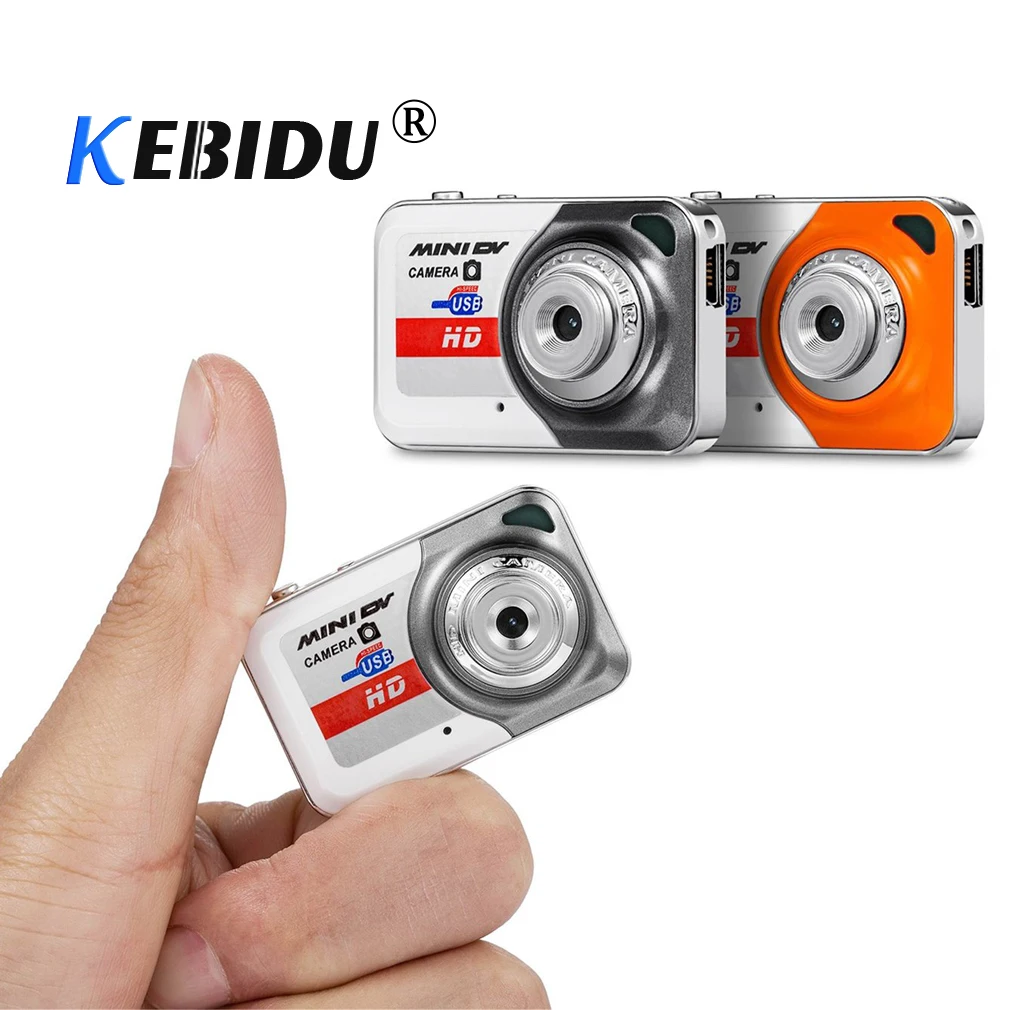 

kebidu X6 Portable Mini Camera Mini Digital Camera HD 1280*1024 Video Camera Mini DV Camera Support TF Memory Card