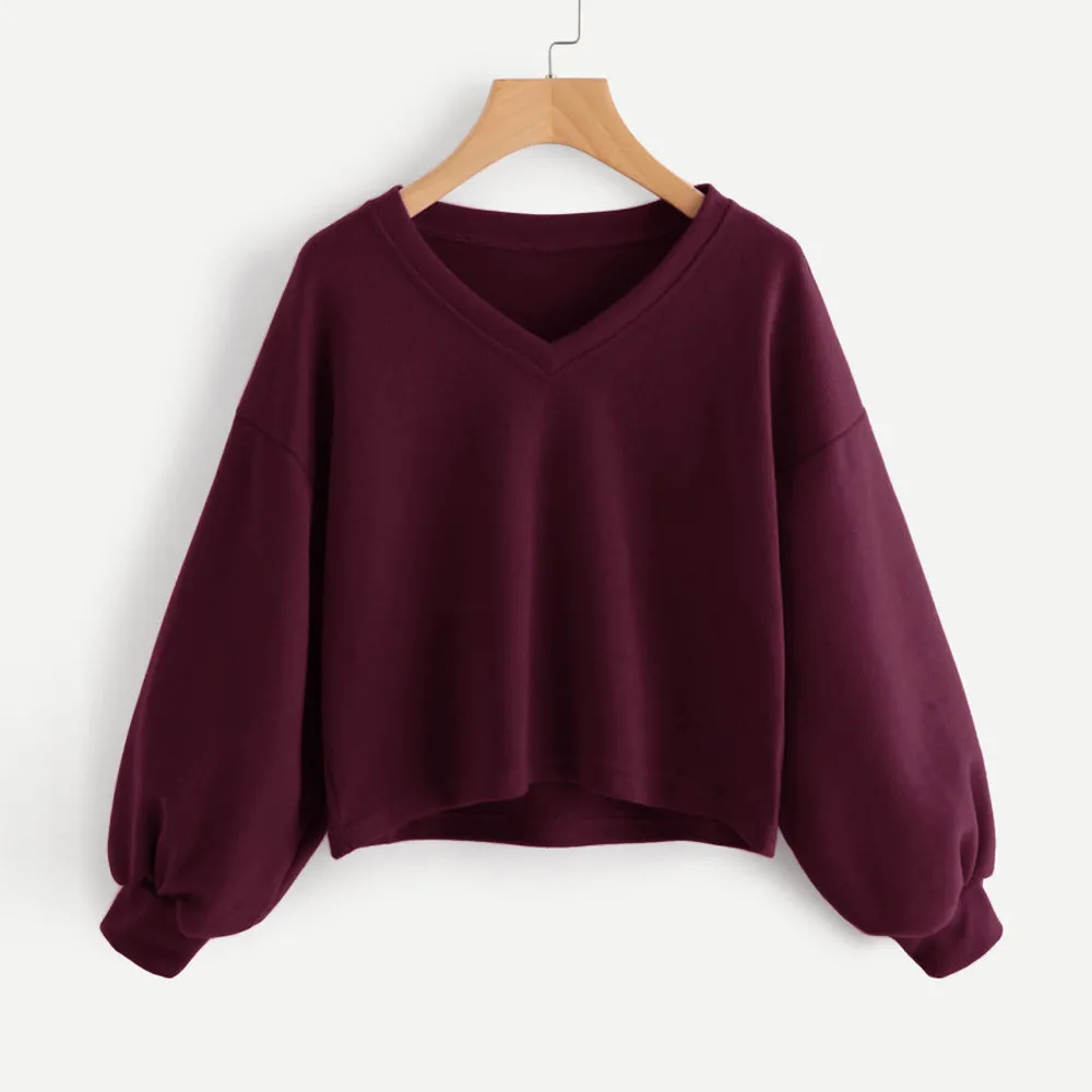 

Winter 2019 Harajuku Sweatshirt Hoodies Women Streetwear V Neck Kpop Hoodie Korean Style Woman Clothes Korean Fashion Clothing