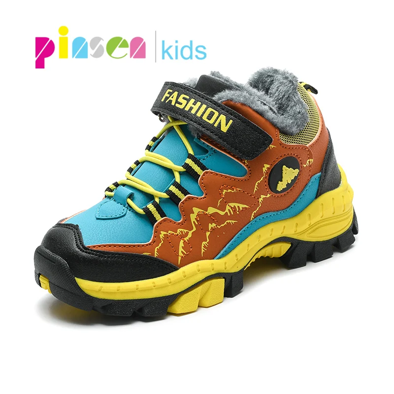 

2019 Winter Children sneakers For boys girls outdoor shoes hiking shoes kids shoes casual Rubber Sole Non-slip Warm sports shoes