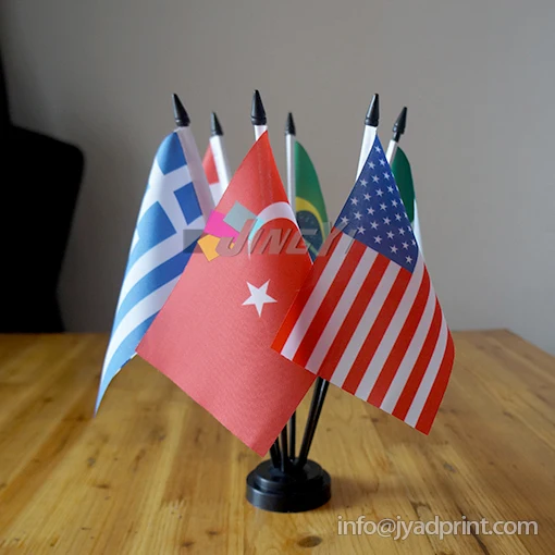 Пользовательские печать стол столешница дисплей национальные или Индивидуальные Флаги