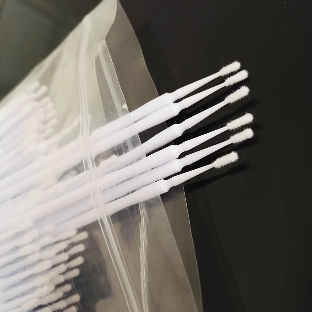 100 Pcs Disposable Ultra small Brushes Swab Lint Free Micro Brushes