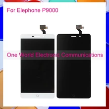 1pcs/lot 5.5″ Display For Elephone P9000 LCD Touch Screen Digitizer Complete Assembly Black White Tracking Code Free Shipping