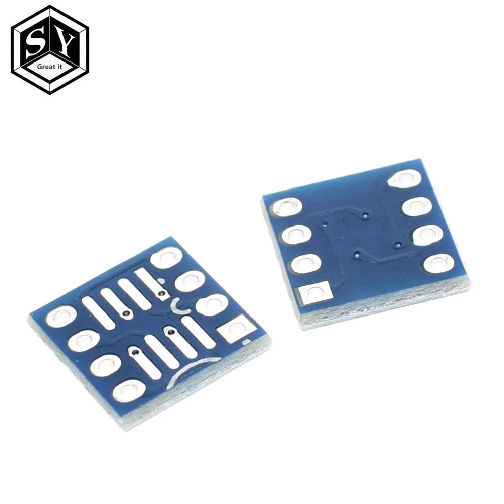 

10PCS SOP8 SO8 SOIC8 TO DIP8 Interposer board pcb Board Adapter Plate New