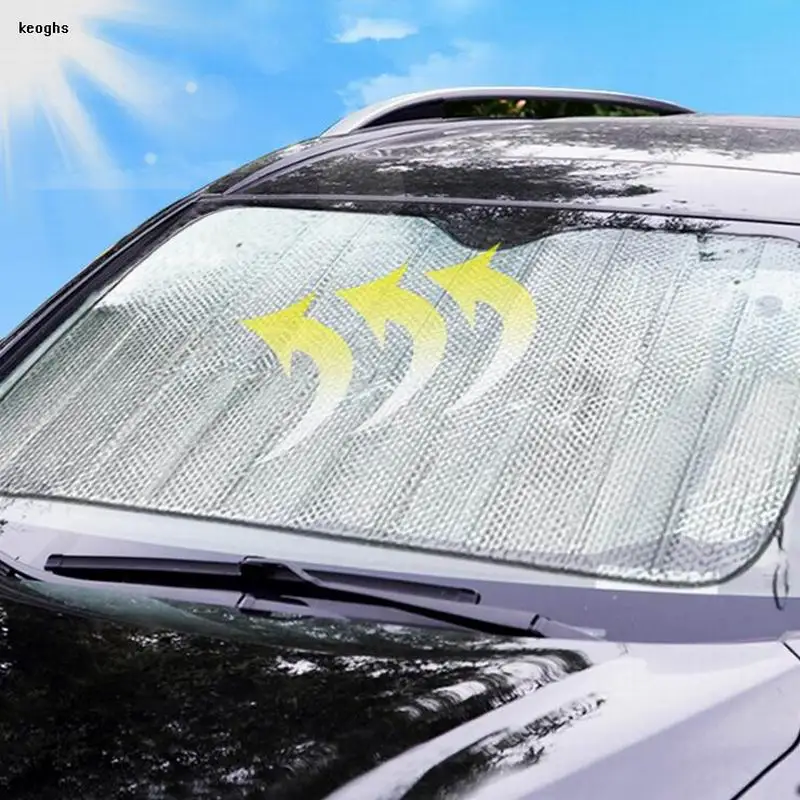 universal Foil reflector parasol coche plegable windshield sun car