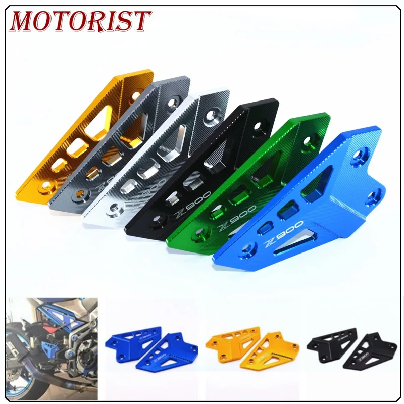 

MOTORIST For KAWASAKI Z900 Z 900 2017 2018 Motorcycle Accessories FootPeg Footrest Rear set Heel Plates Guard Protector