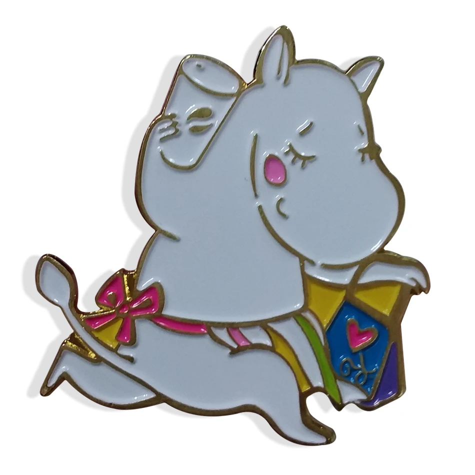 Cheap Custom Gold Enamel Badge Factory produce metal pin badges