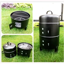 High quality smoked oven charcoal BBQ grill grill outdoor grill outdoor smoked grill 40 80CM Multi