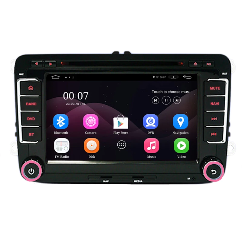 Free Shipping Android 4 4 Capacitive Screen Two Din Car DVD Player For Seat Altea Leon