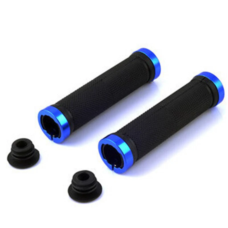 Colorful Handle Bar Grips Mountain Bike Scooter Grips Rubber Folding Bike Accessories Bmx Lock