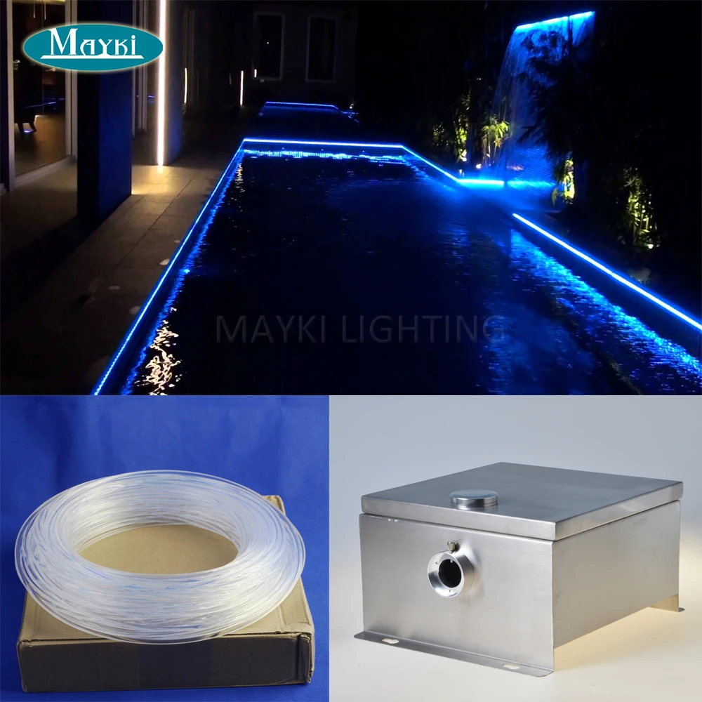 Maykit 20m Whole Glow Fibre Ip 43 Dmx Multi Function Cree 80w Led Ip 43 Dmx Multi Function Cree 80w Led