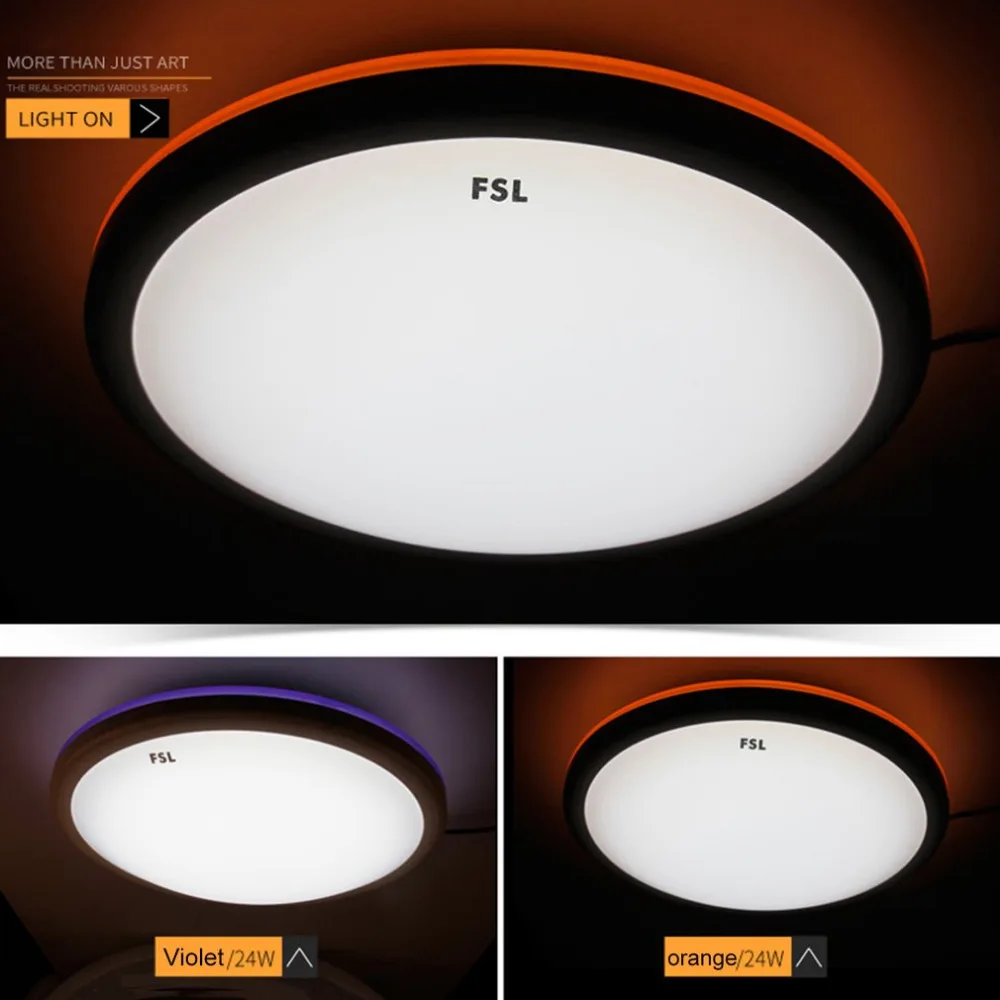 Fsl 24w 42cm Led Ceiling Light Aluminum Alloy Acrylic Shell Lamp