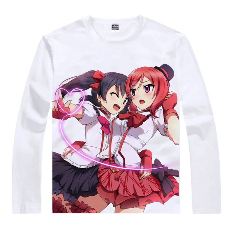 Rabu Raibu T Shirt Maki Nishikino Shirt Couple Long Sleeves T Shirts Anime Characters Kawaii Cute White Shirts Janpanese Anime A Shirt Sale Shirt Design For Menshirt Software Aliexpress