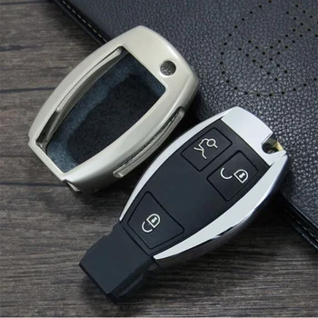 

Auto Car Remote Key Chains For Mercedes W212 W203 W210 W211 W124 W202 W204 W205 W176 BENZ AMG Accessories Car Key Cover Case