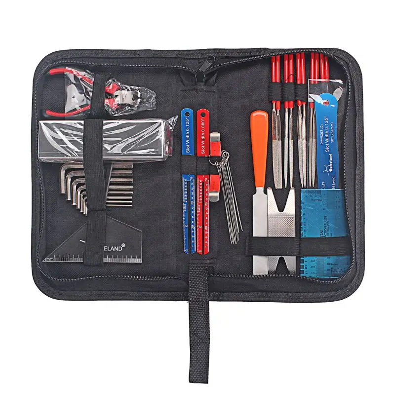 

Repairing Tool Maintenance Cleaning Tools Kit String Organizer Action Ruler Gauge Measuring for Guitar Ukulele Feb14