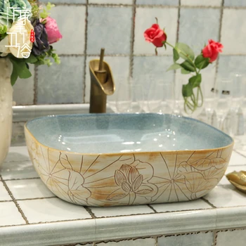 

Wonga plus size square basin wash basin wash basin art basin lotus