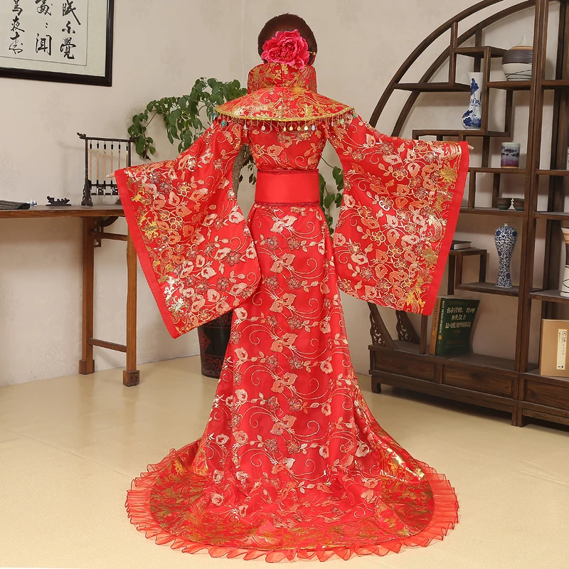 Высокое качество Китайская народная costumetang императрица Ву цзэтянь костюм сказочной принцессы Queen наряд ханьфу Костюмы