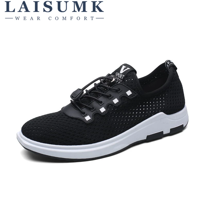 2019 LAISUMK Casual Sneakers Male Tenis Hot Sale Designer Mens Shoes Air Mesh Casual Luxury ...