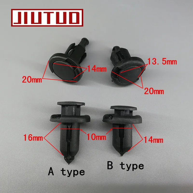 

50Pcs 10mm Expansive bolt Plastic Rivets Clips Auto Vehicle Car Bumper Clips Retainer Fastener Rivet Door Panel Fender Liner