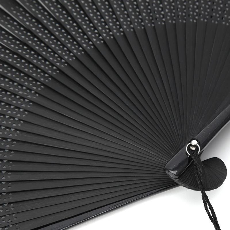 Bamboo Hand Held Folding Fans Silk Folding Fans folding fan hand fan wooden hand fan silk fans for Events