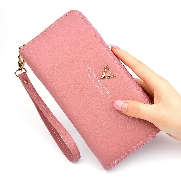 

Europe and the United States new women's wallet fashion mobile phone bag large-capacity wallet clutch bag long zipper coin purse
