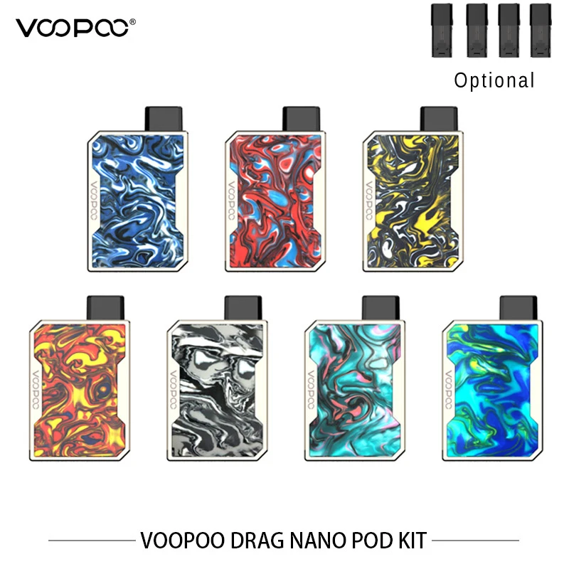

In Stock Voopoo Drag Nano Pod 750mAh Kit GENE chip Resin Panel Electronic Cigarettes E Cigarettes VS Box Zero Vape