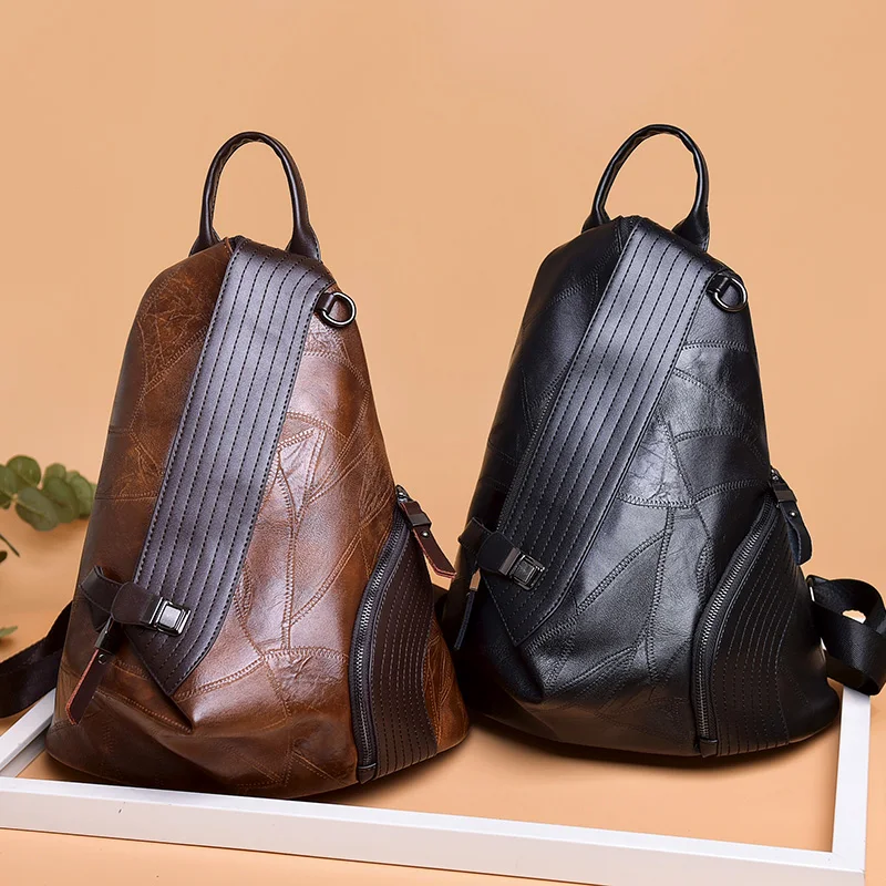 “ Gato de Couro Luna Multifunções pu Preto Branco