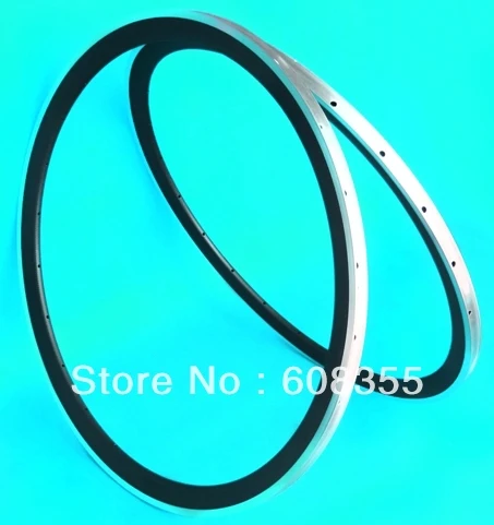 

Full carbon Matt road bike 700C wheel rim with Alloy Brake Surface : Clincher Rim 38mm