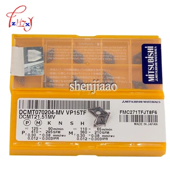 

DCMT070204-MV VP15TF CNC Blade Stainless Steel Cylindrical Blade Processing Stainless Steel Portable Lathe Turning Tool