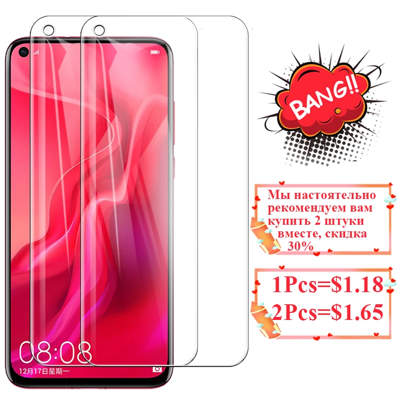 Защитное стекло на huawei Nova 4 защитная пленка для экрана 2i 2 s Plus 3 3i I S Закаленное