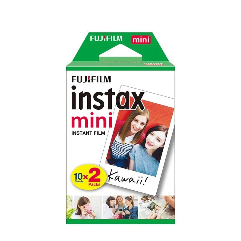 20-100 листов Fujifilm Instax mini 8 пленок белый край 3 дюйма для мгновенной камеры 7 9 25 50 s 70 90 SP-1 SP-2 фотобумага