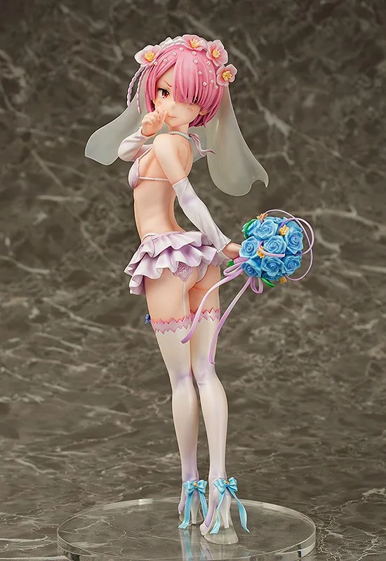 

New Life in a different world from zero Ram Wedding PVC Action Figure Collectible Model Doll Toys 25cm