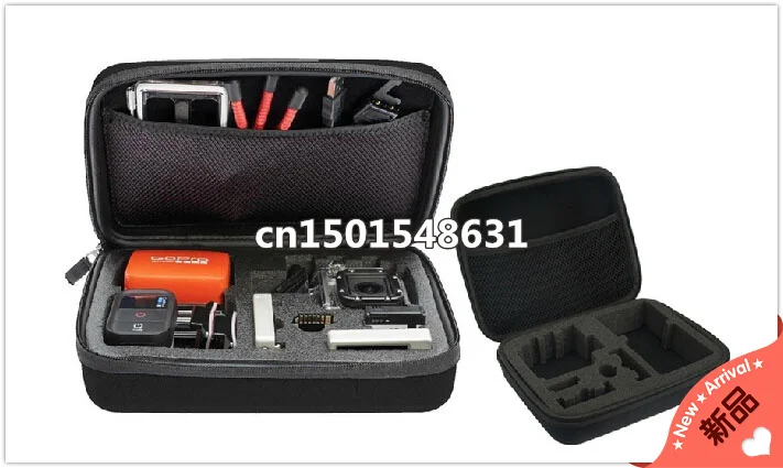 

Black Middle Size Handbag GoPro Portable Collection Box Outdoor Storage Bag Case Cover for camera Go pro HD Hero3 Hero2 Hero 3