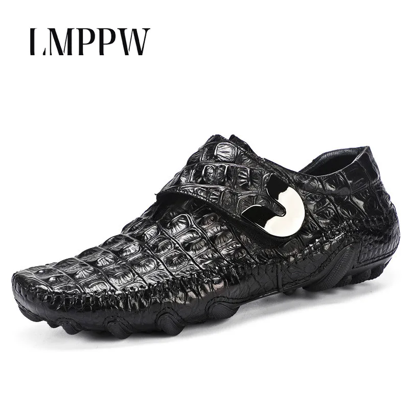 

Genuine Leather Men Loafers Octopus Casual Breathable Men's Shoes Luxury Brand Men Boat Shoes Business Party Shoes Soft Moccasin