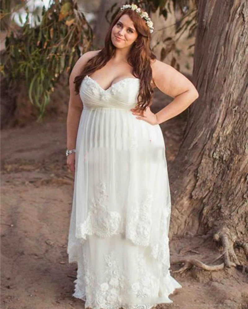 Plus Size Vintage Short Wedding Dresses