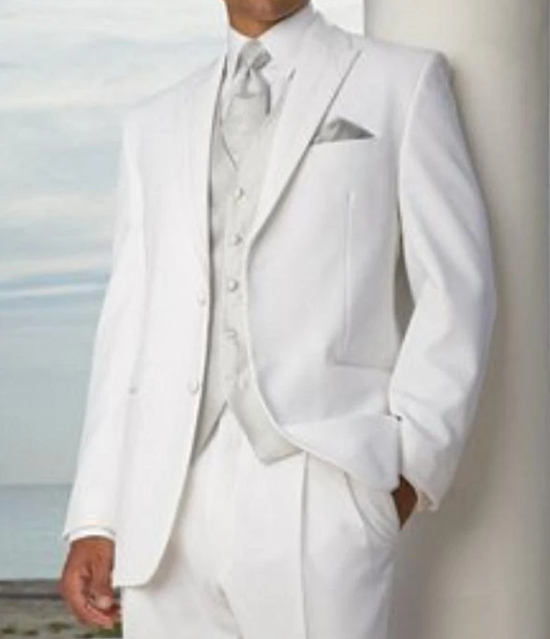 white simple suit design